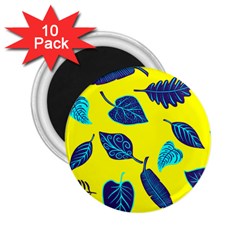 Leaves Leaf 2 25  Magnets (10 Pack)  by Mariart