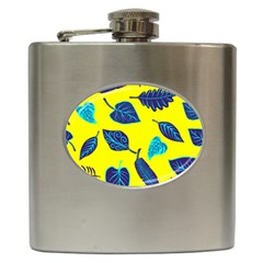 Leaves Leaf Hip Flask (6 Oz) by Mariart