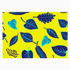 Leaves Leaf Large Glasses Cloth (2-side) by Mariart