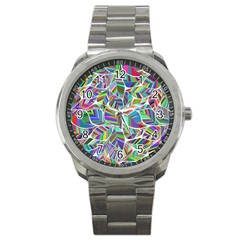 Leaves Leaf Nature Ecological Sport Metal Watch by Mariart