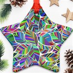 Leaves Leaf Nature Ecological Star Ornament (Two Sides) Front