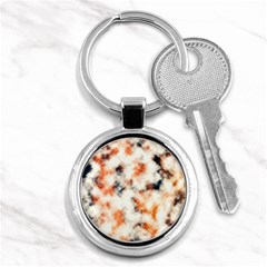 Multicolored Blur Abstract Texture Key Chains (round)  by dflcprintsclothing