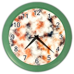 Multicolored Blur Abstract Texture Color Wall Clock