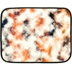 Multicolored Blur Abstract Texture Fleece Blanket (mini) by dflcprintsclothing