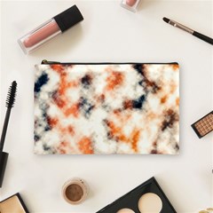 Multicolored Blur Abstract Texture Cosmetic Bag (Medium)