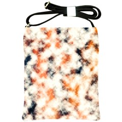 Multicolored Blur Abstract Texture Shoulder Sling Bag