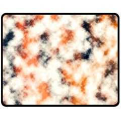 Multicolored Blur Abstract Texture Double Sided Fleece Blanket (Medium) 