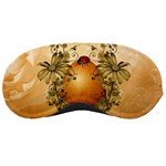 Wonderful Easter Egg With Flowers And Snail Sleeping Masks Front