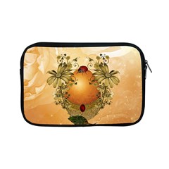 Wonderful Easter Egg With Flowers And Snail Apple Ipad Mini Zipper Cases by FantasyWorld7