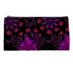 Background Red Purple Black Color Pencil Cases by Pakrebo