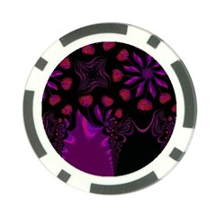 Background Red Purple Black Color Poker Chip Card Guard (10 Pack) by Pakrebo