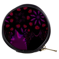 Background Red Purple Black Color Mini Makeup Bag by Pakrebo