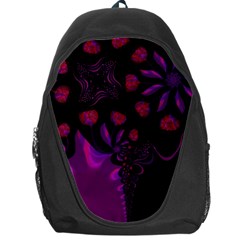 Background Red Purple Black Color Backpack Bag by Pakrebo