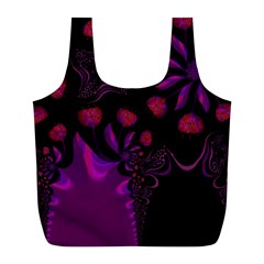 Background Red Purple Black Color Full Print Recycle Bag (l) by Pakrebo