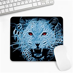 Animals Leopard Fractal Photoshop Large Mousepads by Pakrebo