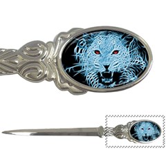 Animals Leopard Fractal Photoshop Letter Opener by Pakrebo