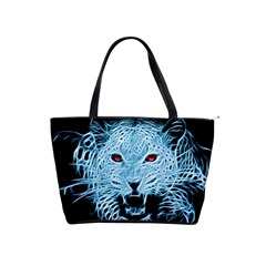 Animals Leopard Fractal Photoshop Classic Shoulder Handbag by Pakrebo