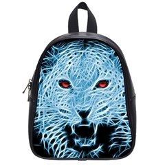 Animals Leopard Fractal Photoshop School Bag (small) by Pakrebo