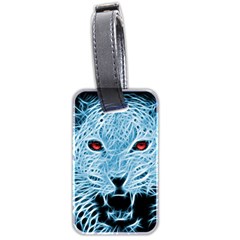 Animals Leopard Fractal Photoshop Luggage Tags (two Sides) by Pakrebo