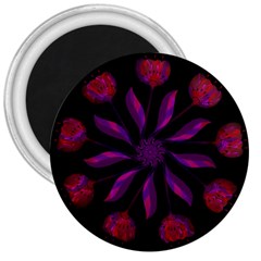 Background Purple Black Red 3  Magnets