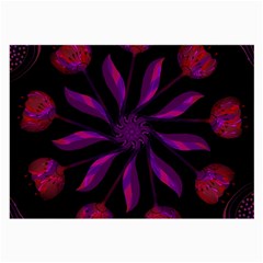 Background Purple Black Red Large Glasses Cloth (2-side) by Pakrebo