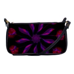 Background Purple Black Red Shoulder Clutch Bag by Pakrebo