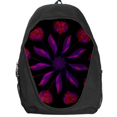 Background Purple Black Red Backpack Bag by Pakrebo