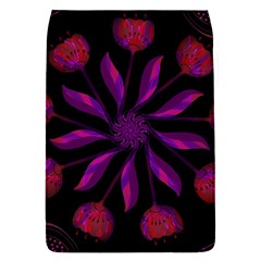 Background Purple Black Red Removable Flap Cover (l)