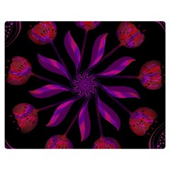 Background Purple Black Red Double Sided Flano Blanket (medium)  by Pakrebo