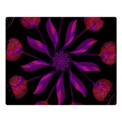 Background Purple Black Red Double Sided Flano Blanket (large)  by Pakrebo