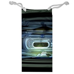 Spaceship Interior Stage Design Jewelry Bag by Pakrebo