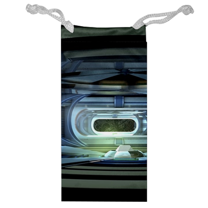 Spaceship Interior Stage Design Jewelry Bag