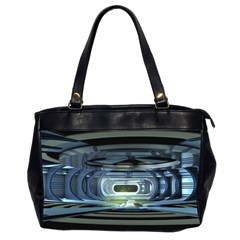 Spaceship Interior Stage Design Oversize Office Handbag (2 Sides) by Pakrebo