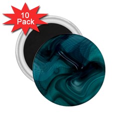 Abstract Graphics Water Web Layout 2 25  Magnets (10 Pack)  by Pakrebo