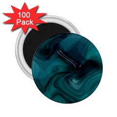 Abstract Graphics Water Web Layout 2 25  Magnets (100 Pack)  by Pakrebo