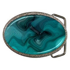 Abstract Graphics Water Web Layout Belt Buckles by Pakrebo