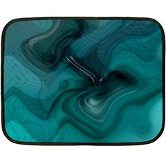 Abstract Graphics Water Web Layout Double Sided Fleece Blanket (mini)  by Pakrebo