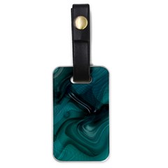 Abstract Graphics Water Web Layout Luggage Tags (one Side)  by Pakrebo