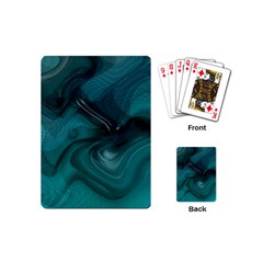 Abstract Graphics Water Web Layout Playing Cards (mini) by Pakrebo