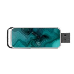 Abstract Graphics Water Web Layout Portable Usb Flash (two Sides) by Pakrebo