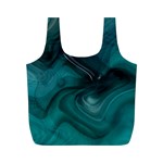 Abstract Graphics Water Web Layout Full Print Recycle Bag (M) Front