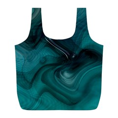 Abstract Graphics Water Web Layout Full Print Recycle Bag (l) by Pakrebo