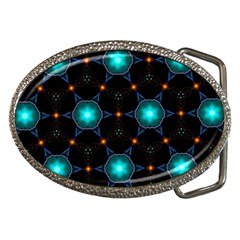 Ornament Pattern Color Background Belt Buckles by Pakrebo