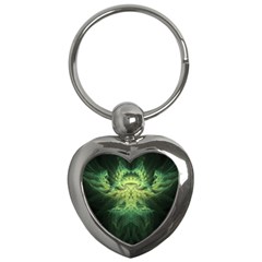 Fractal Jwildfire Scifi Key Chains (heart)  by Pakrebo