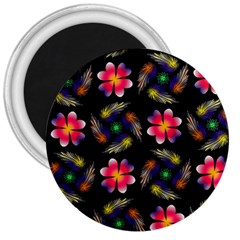 Pattern Flowers Wallpaper 3  Magnets