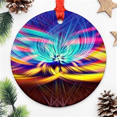 Colorful Chakra Lsd Spirituality Ornament (round) by Pakrebo