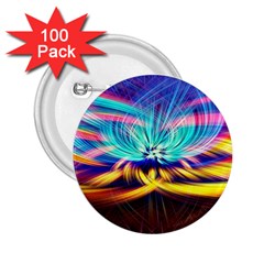 Colorful Chakra Lsd Spirituality 2 25  Buttons (100 Pack)  by Pakrebo