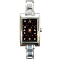 Ornament Background Tender Web Rectangle Italian Charm Watch by Pakrebo