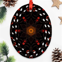 Ornament Background Tender Web Ornament (oval Filigree) by Pakrebo