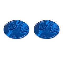 Rendering Streak Wave Background Cufflinks (oval) by Pakrebo